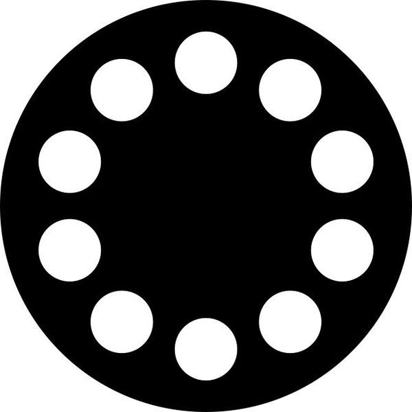 Circle gobo